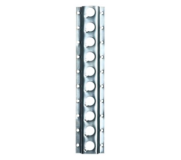 Tensys® · 1806 Style Zinc Plated Anchor Track, 25mm Holes - 3.05m