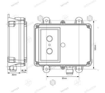 Lodar · Wireless Radio Remote System · 2 Function Receiver & Transmitter