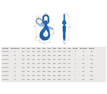 Hack10 Swivel Self Locking Hook