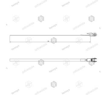 Tensys | 25mm | 1600kg (daN) | Ratchet Strap | Endless