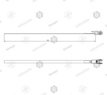Tensys | 25mm | 1600kg (daN) | Ratchet Strap | Endless