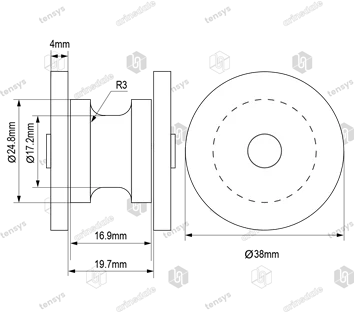 Bobbin Roller Only - Bearing Type