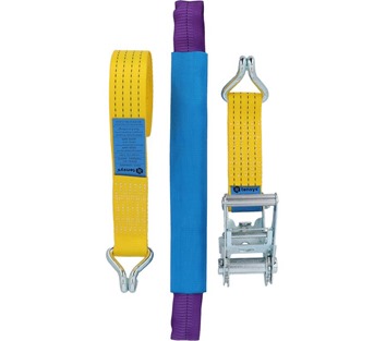 50mm · 4000daN · NH · Car Transporter Strap - Soft Eye · Claw Hooks