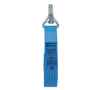 Blue · 50mm · 3.5 metre Strap · Claw Hook with safety catch