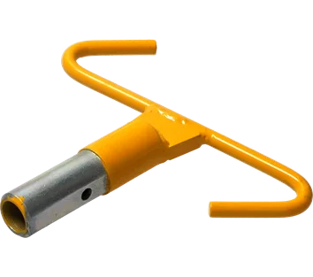 Positioning Hook for Extending Glass Fibre Poles
