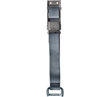 Tensys® · 45mm · Curtainside Bottom Strap Assembly · SS Locking OC Buckle + Closed Rave Hook