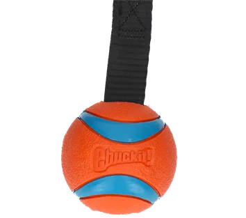 Heavy Duty Tipper Sheet Pull Strap with Chuckit® Throwing Ball