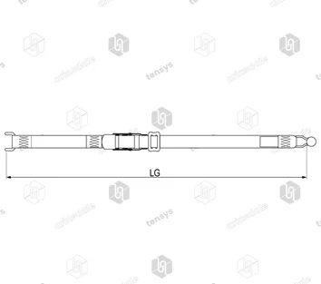 50mm · 700daN · OB+TBS · Curtainside Internal System · Closed Rave Hook + Waisted Ring & Roller