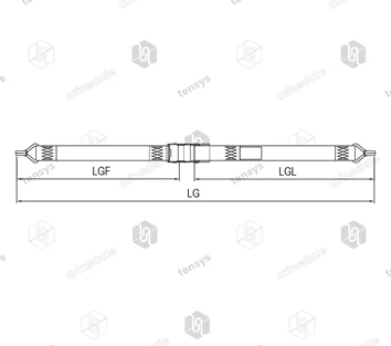 50mm · 2000daN · OBLK · Box Van Internal Strap · Claw Hooks