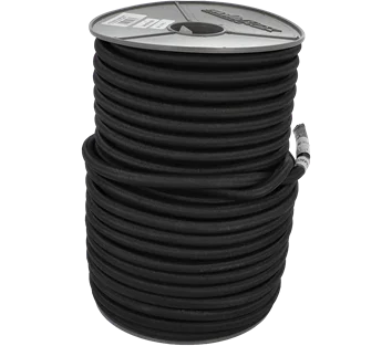 Elastic Shock Cord · Black · 12mm