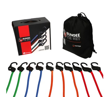 10 Pack of Bungee Cords with Hooks