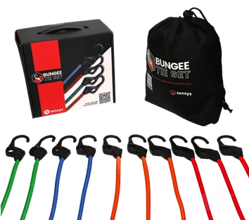 10 Pack of Bungee Cords with Hooks