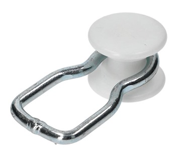 Tensys® · Bobbin Roller with Waisted Ring · White