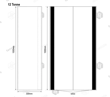Wear Sleeve to Suit Flat Web Sling 12 Tonne x 1 Metre