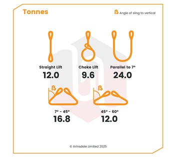  12.0 Tonne WLL · Roundsling - Endless Fibre