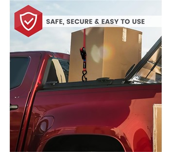 4 Pack Tie Down Straps (25mm x 5m)