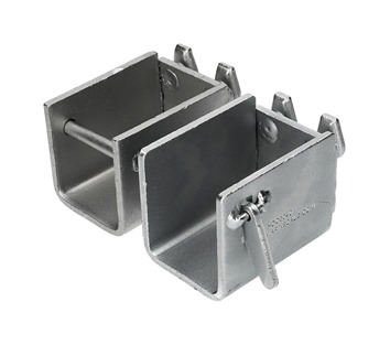 Load Bar Cups 100mm long to suit 60mm x 40mm Load Bars - Clip and Bar