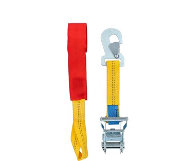 Tensys® · 35mm · 2000daN · Motorcycle Recovery Strap · Flat Snap Hook + Twisted Loop