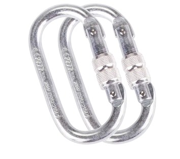 17mm RidgeGear RGK1 Steel Screwgate Karabiner