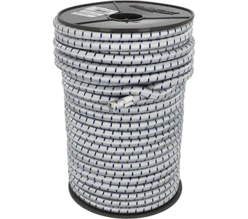 Elastic Shock Cord · Blue & White · 12mm