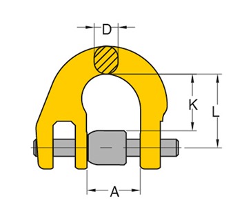 Yoke 8-054 G80 Half Coupling Link 