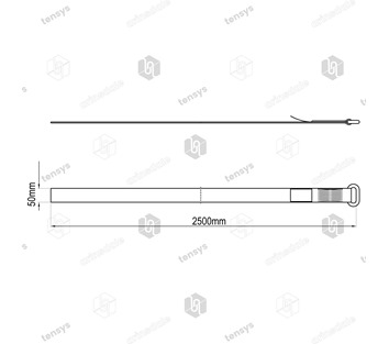 50mm · 4000daN · Spectacle Lift Straps - Oval Link