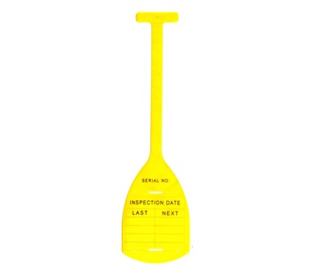 Lifting Gear Tags · Sling ID Tie Tag · Yellow