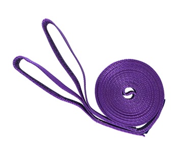 1 tonne WLL x 60mm wide simplex (Single thickness) flat web sling 8m EWL with 250mm flat loops each end (not reinforced)