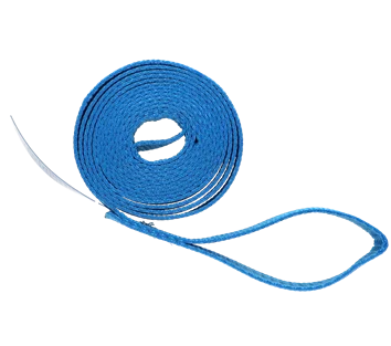 Blue · 50mm · 3.5 metre Strap · 150mm sewn flat loop