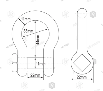 Bow Shackle · Safety Pin