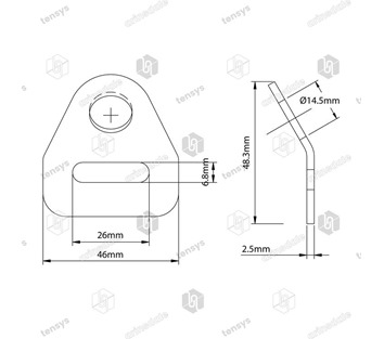 Tensys® · 25mm · 1500daN · Attachment Point