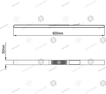 50mm · 0.5 Tonne · Flat Web Slings - Single Use - Endless
