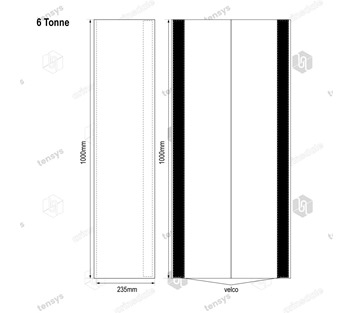 Wear Sleeve to Suit Flat Web Sling 6 Tonne x 1 Metre