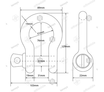Green Pin® · Bow Shackle · Screw Pin
