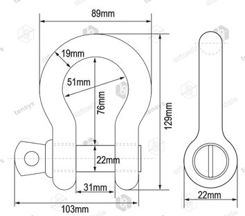 Green Pin® · Bow Shackle · Screw Pin
