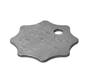 Tensys | LCTAGAL | Aluminium ID Tag for Lashing Chains