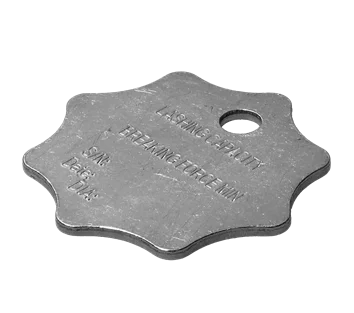 Tensys | LCTAGAL | Aluminium ID Tag for Lashing Chains