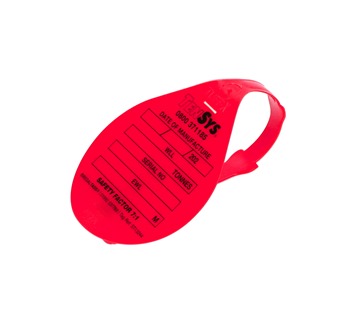 Sling ID Tie Tag · Red