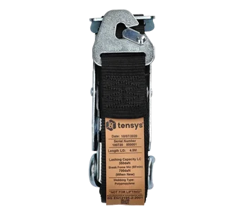 50mm · 700daN · OB+TBS · Curtainside Internal System · Closed Rave Hook + Snap Hook