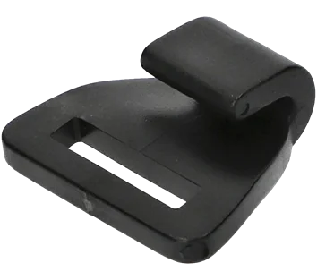25mm · Black Nylon Cord Hook