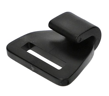 Tensys® · 25mm · Black Nylon Cord Hook