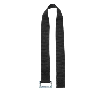 50mm · Curtainside Bottom Strap · Closed Rave Hook · Black