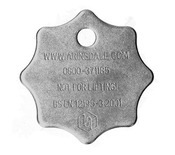 Tensys | LCTAGSS | Stainless Steel ID Tag for Lashing Chains