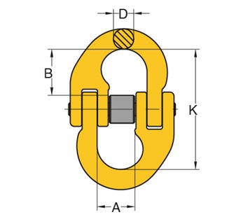 Yoke 8-015 G80 Connecting Link