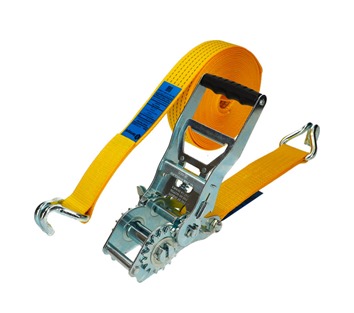 Geared Ergo Ratchet Strap STF 650daN Claw Hook - 10.0 metre
