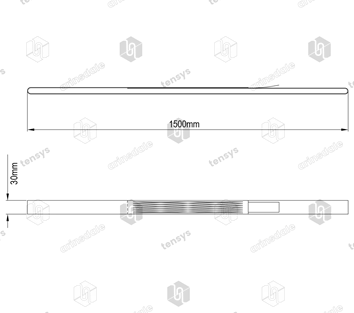30mm · 1.0 Tonne · Flat Web Sling - Endless