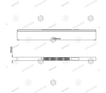 Tensys® · 30mm · 1.0 Tonne · Flat Web Sling - Endless
