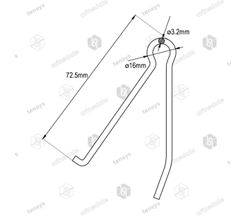 Spring Pin to suit Montracon type Locking Overcentre Buckles