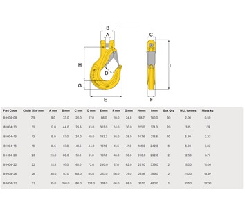 Hack8 Clevis Sling Hook