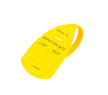 Lifting Gear Tags · Sling ID Tie Tag · Yellow